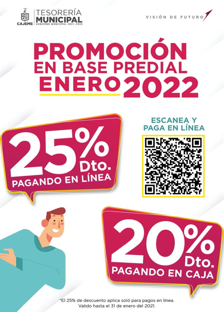 INVITA TESORERÍA A APROVECHAR PROMOCIONES EN PAGO DE PREDIALES 2022