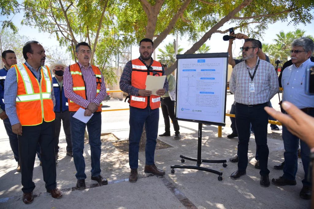 PONE EN MARCHA ALCALDE JAVIER LAMARQUE OBRA DE REHABILITACIÓN DE INFRAESTRUCTURA SANITARIA EN BULEVAR CIRCUNVALACIÓN