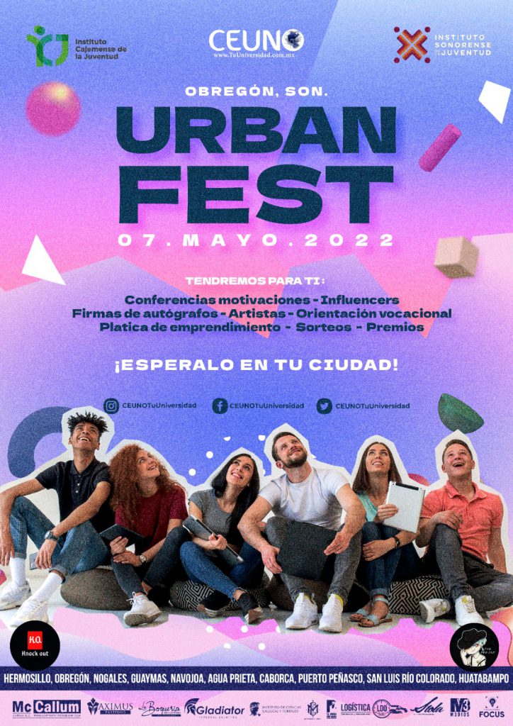 INVITAN A PARTICIPAR EN LAS ACTIVIDADES DEL URBANFEST 2022