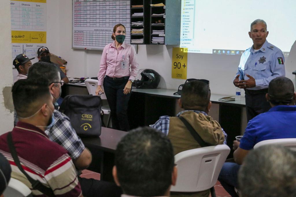 IMPARTE SSPM CURSO PARA PREVENCIÓN DE ACCIDENTES A CONDUCTORES MOTOCICLISTAS