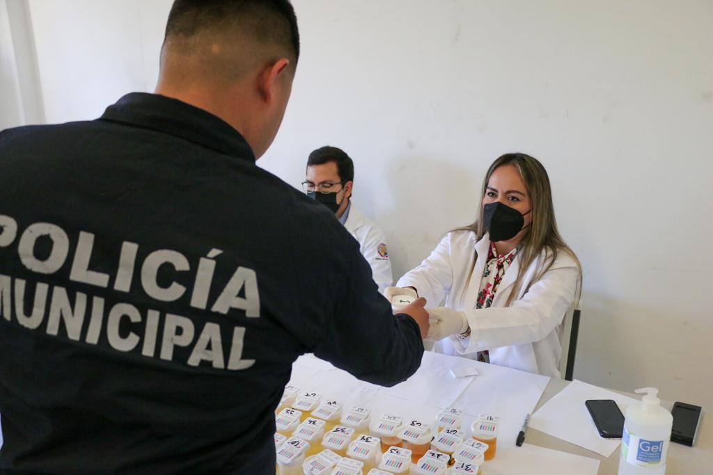 REALIZAN ANTIDOPING A ELEMENTOS DE LA SSPM