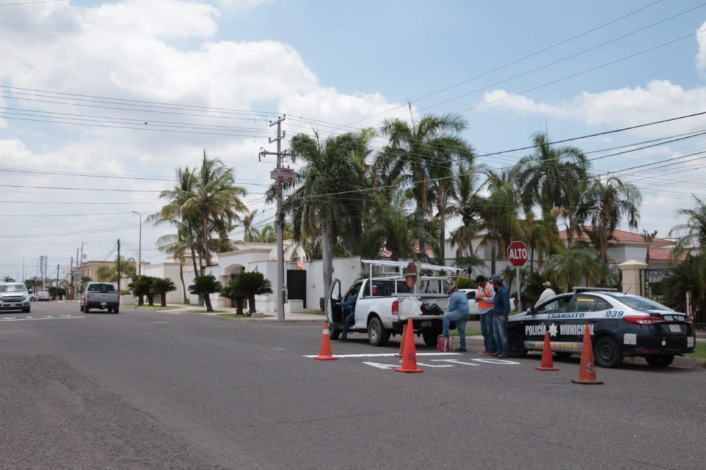 TRABAJA SSPM EN MEJORAMIENTO DE CIRCULACIÓN VIAL