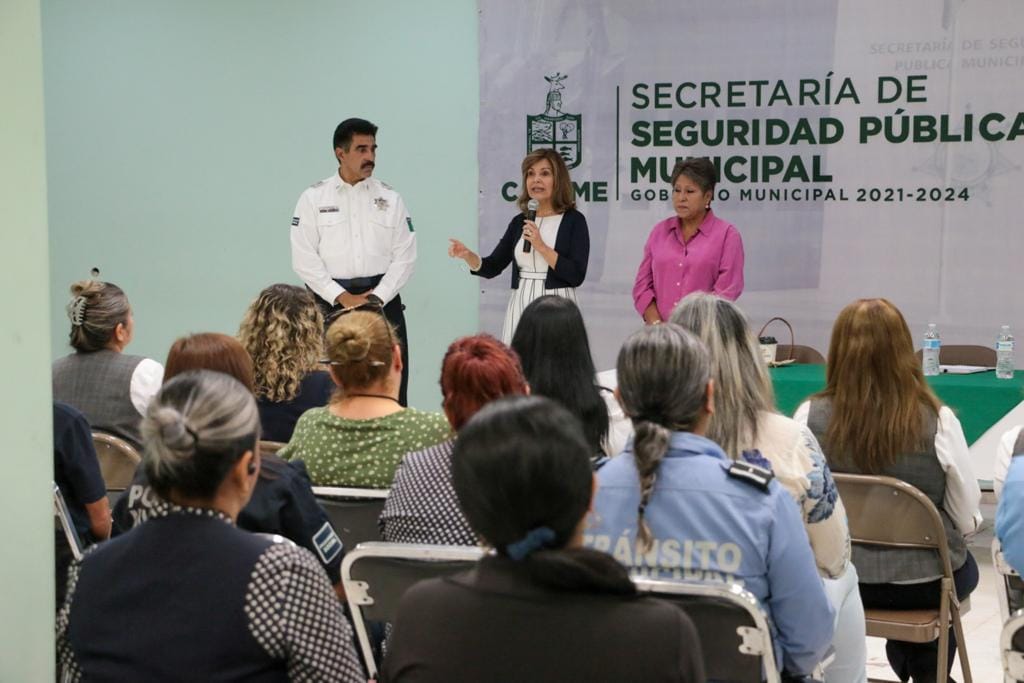 IMPARTE LA DRA. PATIÑO FIERRO CAPACITACIÓN SOBRE IGUALDAD DE GÉNERO EN LA SEGURIDAD PÚBLICA