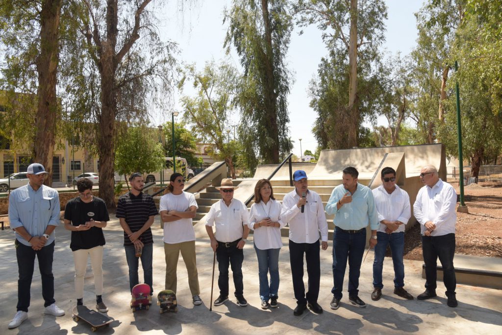 INAUGURAN SKATE PARK EN INSTALACIONES DEL PARQUE INFANTIL OSTIMURI