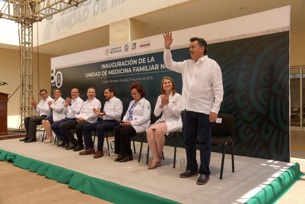 PARTICIPA LAMARQUE CANO EN INAUGURACIÓN DE LA UNIDAD DE MEDICINA FAMILIAR 66 DEL IMSS