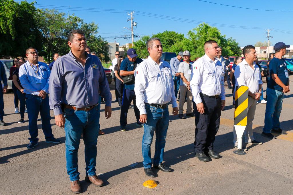 IMPULSA POLICÍA MUNICIPAL RESPETO AL LÁBARO PATRIO