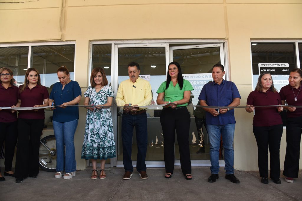 PARTICIPA LAMARQUE CANO EN INAUGURACIÓN DE NUEVA UBICACIÓN DEL REGISTRO CIVIL