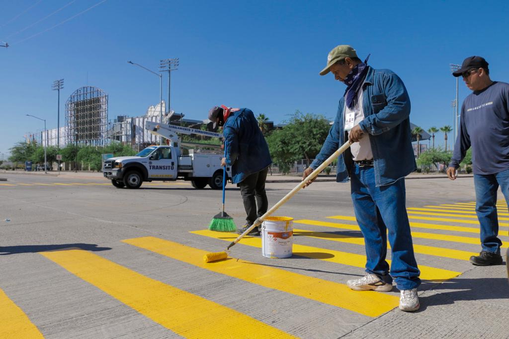 REHABILITA TRÁNSITO MUNICIPAL PINTURA EN CRUCES PEATONALES