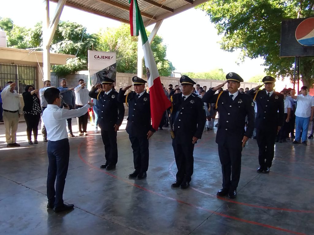 PROMUEVEN VALORES CÍVICOS EN ALUMNOS DE LA SECUNDARIA GENERAL ESTATAL NÚMERO 23 “LICENCIADO BENITO JUÁREZ”