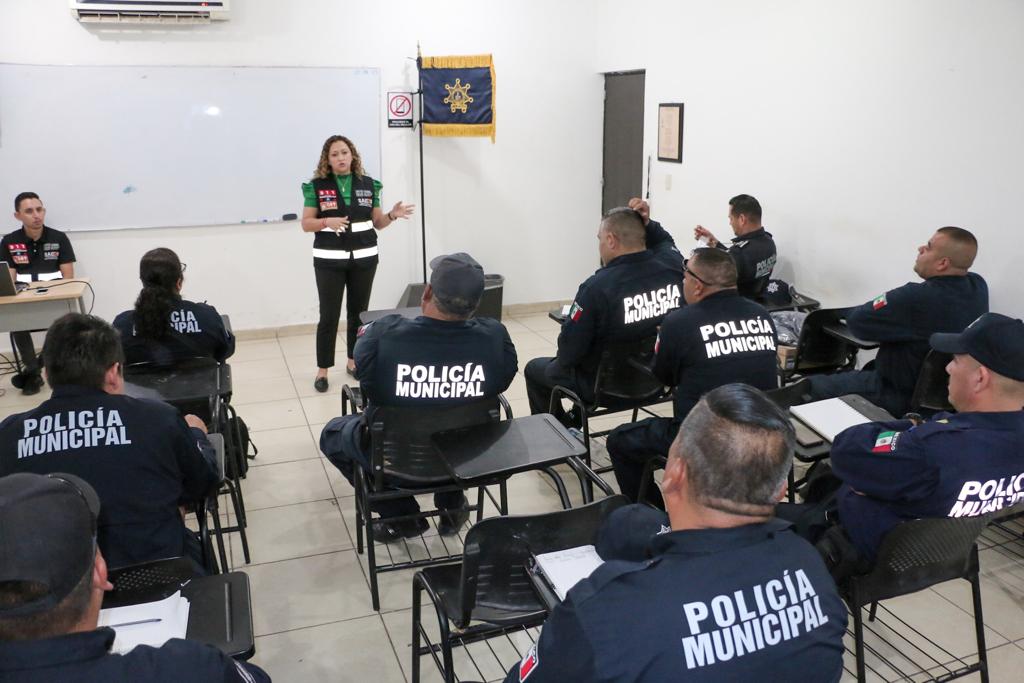 FORTALECEN CAPACITACIÓN DE PROGRAMA “SALVA” A LAS Y LOS POLICÍAS DE CAJEME