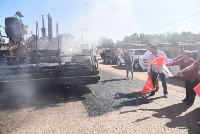 SIGUEN LAS OBRAS EN CAJEME: AHORA EN QUETCHEHUECA