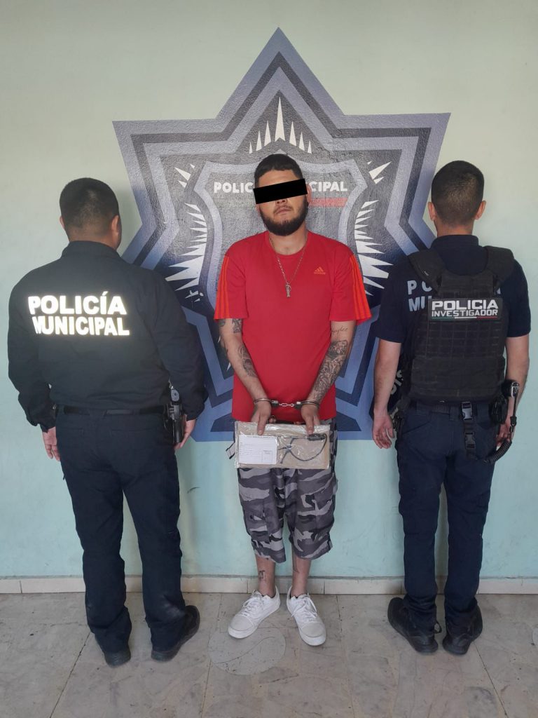 ARRESTA SSPM A SUJETO POR PORTACIÓN DE ARMA PROHIBIDA