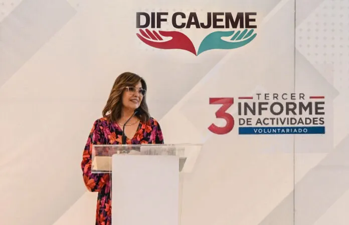 RINDE TERCER INFORME DE ACTIVIDADES DEL VOLUNTARIADO DE DIF CAJEME, DRA. MARTHA PATRICIA PATIÑO FIERRO