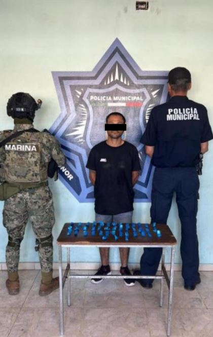 DETIENE SSPM A HOMBRE CON DROGAS EN LA LIBERTAD