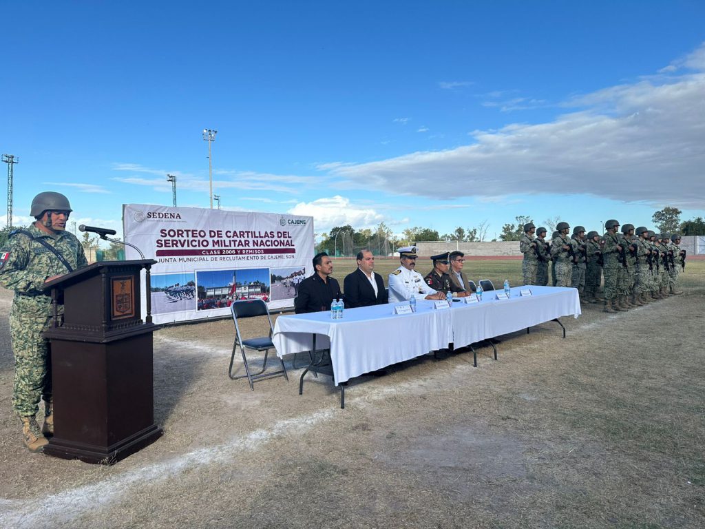 REALIZA GOBIERNO MUNICIPAL SORTEO DEL SERVICIO MILITAR NACIONAL