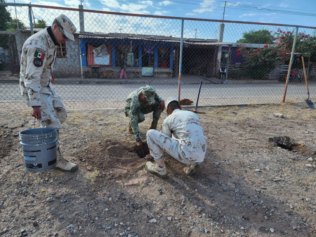 BENEFICIAN A CIUDADANÍA CON TERCERA BRIGADA SOCIAL EN LA COLONIA CAJEME