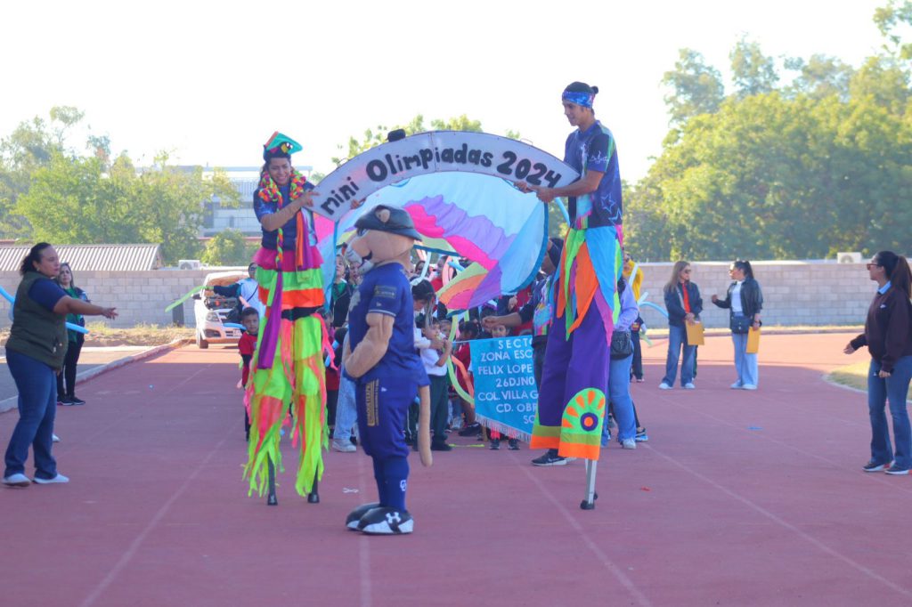 MÁS DE 100 ESTUDIANTES PARTICIPARON EN LA DÉCIMA PRIMERA “MINI-OLIMPIADA DEPORTIVA 2024” EN CAJEME