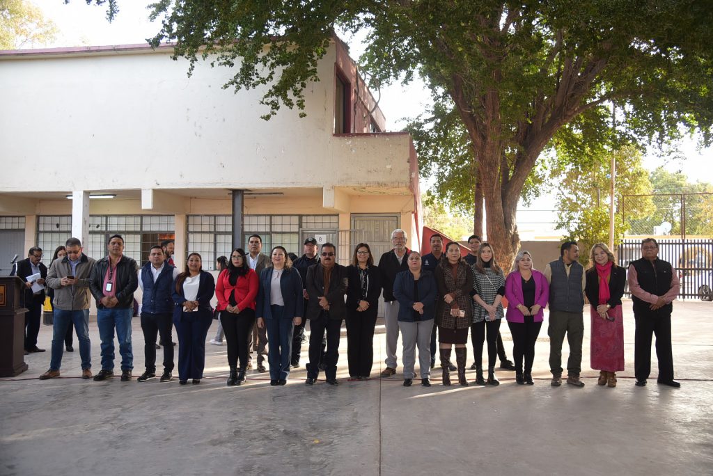 GOBIERNO DE CAJEME REALIZA LUNES CÍVICO EN SECUNDARIA MANUEL ROBLES TOVAR EN ESPERANZA