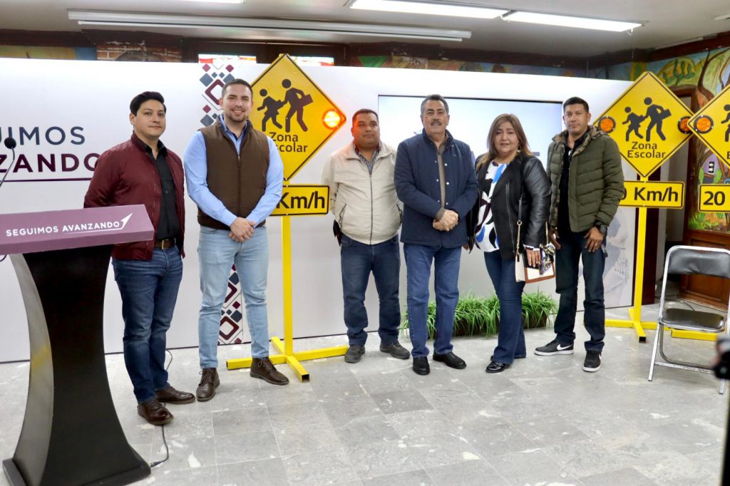 PONE EN MARCHA JAVIER LAMARQUE PROGRAMA DE SEÑALIZACIÓN VIAL EN ZONAS ESCOLARES DE CAJEME