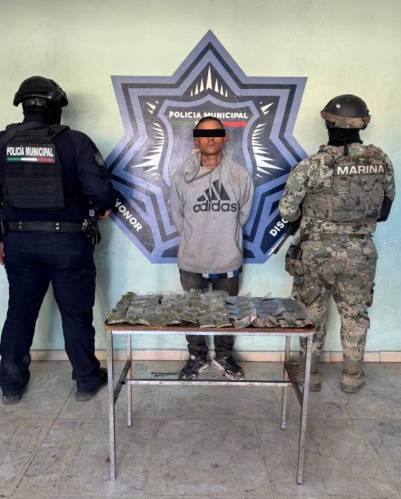 ASEGURAN SSPM Y MARINA DOSIS DE DROGA Y DETIENEN A SUJETOS ESTE FIN DE SEMANA