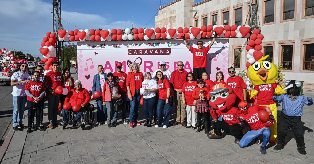 ASISTEN CIENTOS DE CAJEMENSES A LA CARAVANA “AMOR ES PAZ”