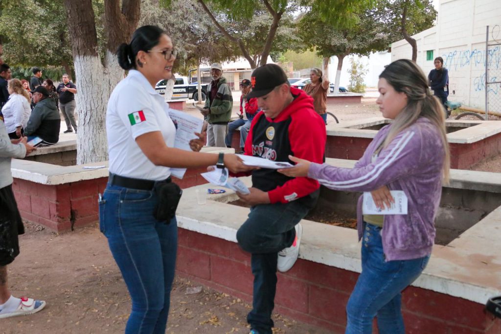 REALIZA SSPM REUNIÓN CON VECINAS Y VECINOS DEL CAMPO 5 EN CAJEME