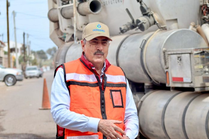 SUPERVISA JAVIER LAMARQUE ACCIONES DE PLAN EMERGENTE DE ATENCIÓN EN DRENAJE SANITARIO AL NORPONIENTE DE CAJEME