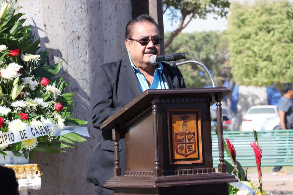 CAJEME CONMEMORA EL 219 ANIVERSARIO DEL NATALACIO DE BENITO JUÁREZ