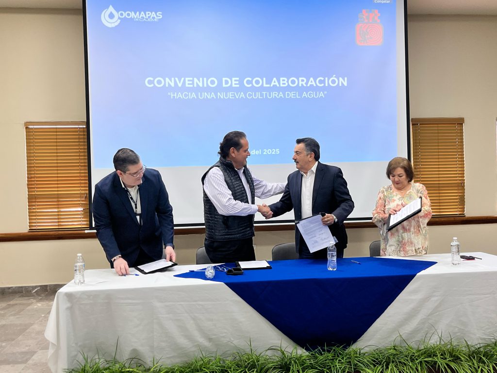 POR UNA NUEVA CULTURA DEL AGUA FIRMAN CONVENIO DE COLABORACIÓN MUNICIPIO DE CAJEME Y STIRTT