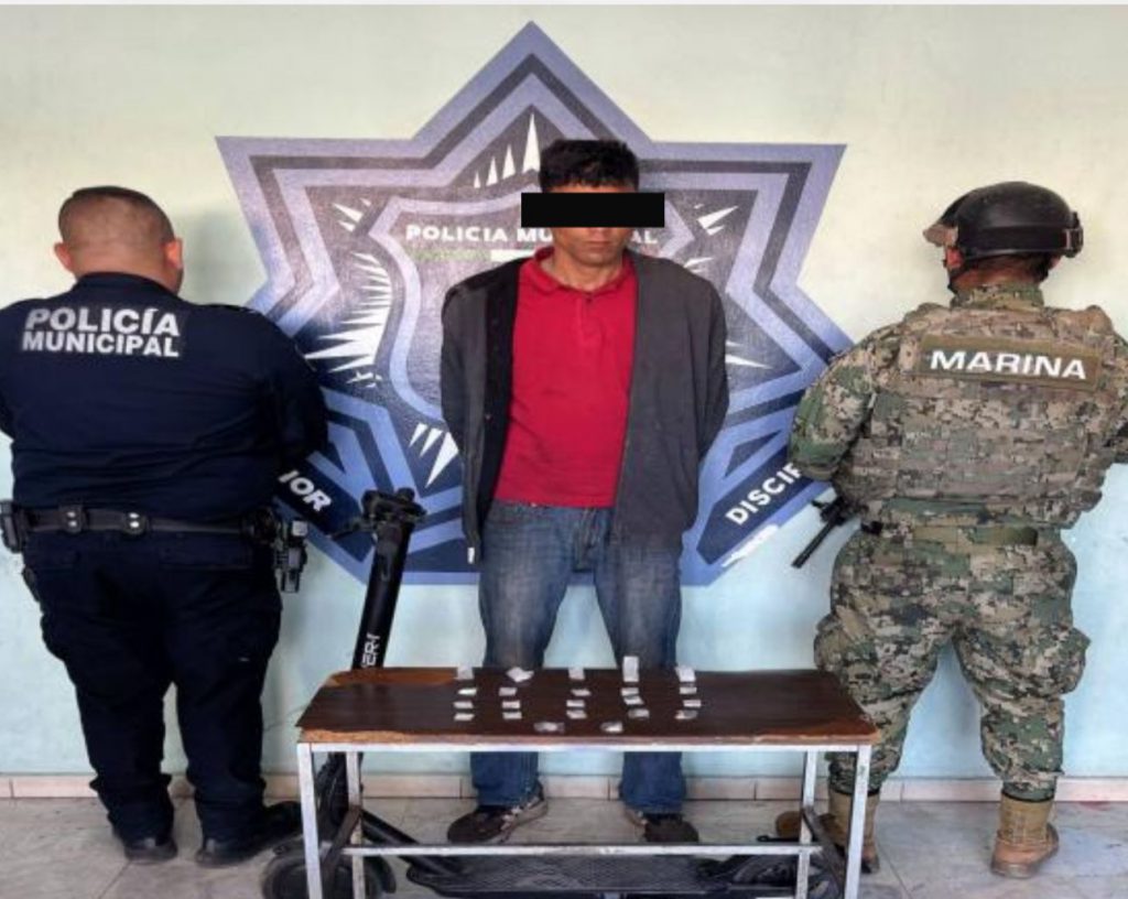 SSPM Y MARINA ASEGURAN DROGAS Y ARMA DURANTE OPERATIVOS DE SEGURIDAD EN CAJEME